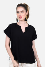 Cargar imagen en el visor de la galería, Blusa Mabel - Negra
