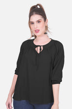 Cargar imagen en el visor de la galería, Blusa Irene - Negra
