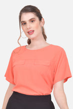 Cargar imagen en el visor de la galería, Blusa Mayida - Naranja
