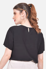 Cargar imagen en el visor de la galería, Blusa Mayida - Negra
