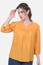 Cargar imagen en el visor de la galería, Blusa Matilde - Mostaza
