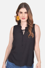 Cargar imagen en el visor de la galería, Blusa Yolanda - Negra
