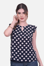 Cargar imagen en el visor de la galería, Blusa Leticia - Azul Navy
