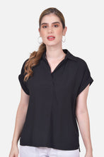 Cargar imagen en el visor de la galería, Blusa Jessica Negra
