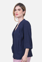 Cargar imagen en el visor de la galería, Blusa Rita Azul Navy
