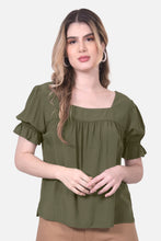 Cargar imagen en el visor de la galería, Blusa Naomi Verde Militar
