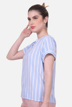 Cargar imagen en el visor de la galería, Blusa Elvira Azul Claro
