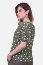 Cargar imagen en el visor de la galería, Blusa Dorina Oliva
