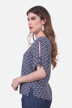 Cargar imagen en el visor de la galería, Blusa Liliana Azul Navy

