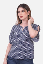 Cargar imagen en el visor de la galería, Blusa Liliana Azul Navy
