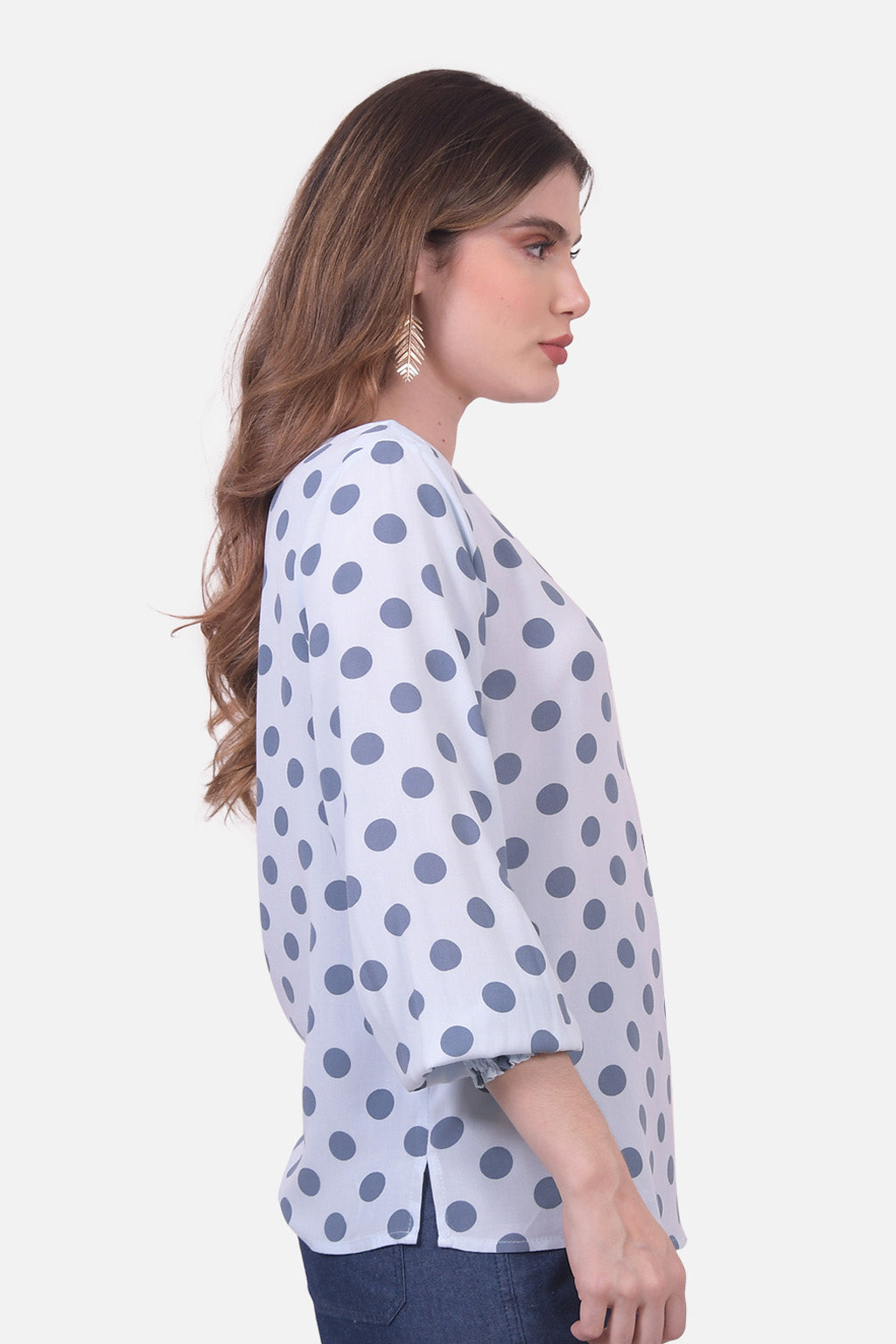 Blusa Edilia Azul Claro