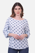 Cargar imagen en el visor de la galería, Blusa Edilia Azul Claro
