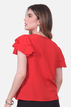 Cargar imagen en el visor de la galería, Blusa Eda Roja
