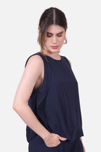 Cargar imagen en el visor de la galería, Blusa Giennah Azul Navy
