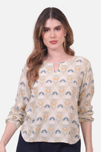 Cargar imagen en el visor de la galería, Blusa Bonnie Beige
