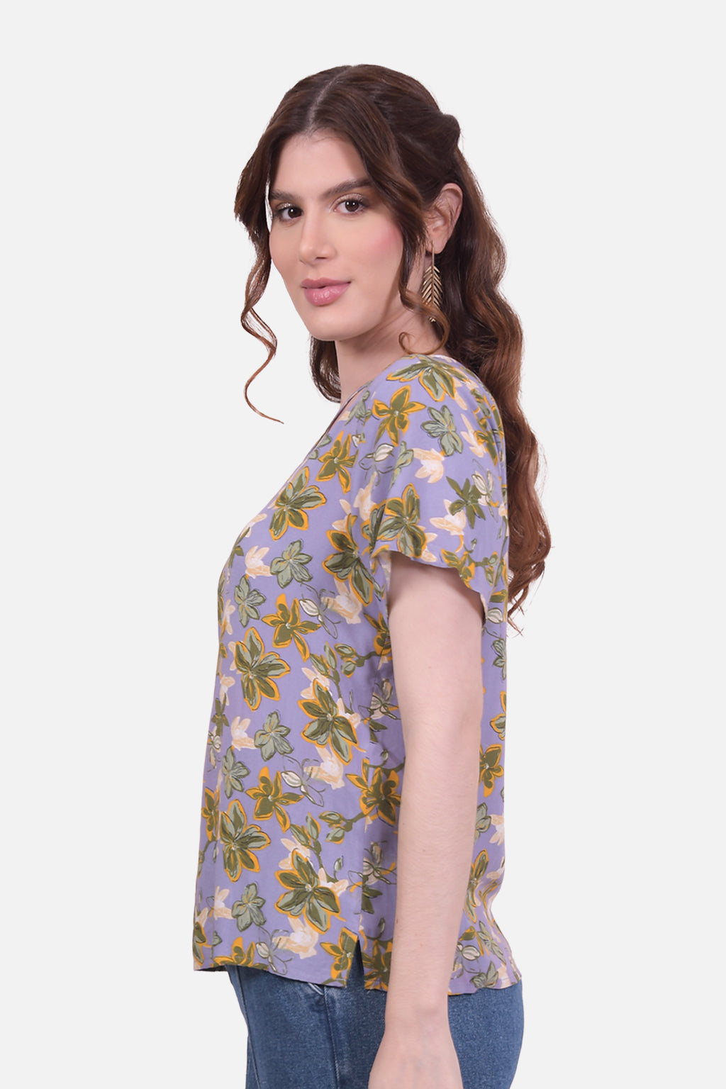 Blusa Galia Lila Claro