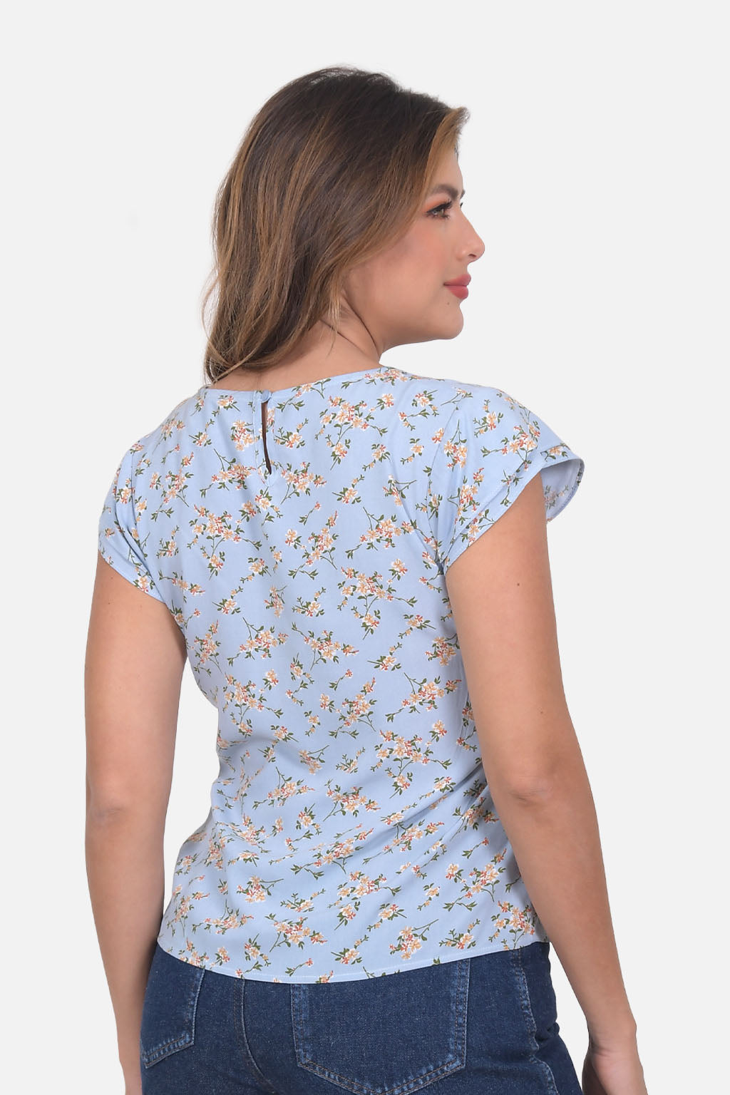 Blusa Libano Azul Claro