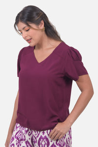 Blusa Moscu Vino