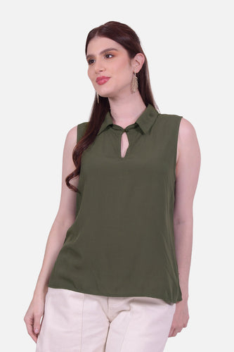 Blusa Rumania Verde Militar