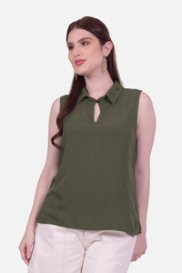 Blusa Rumania Verde Militar