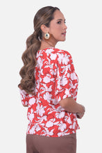 Cargar imagen en el visor de la galería, Blusa Padua Roja
