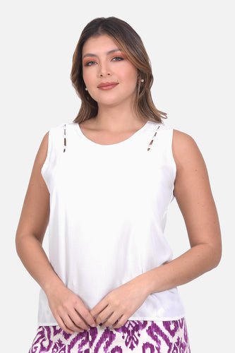 Blusa Valencia Crudo