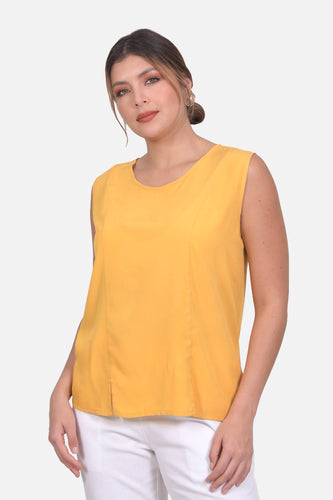 Blusa Oporto Mostaza