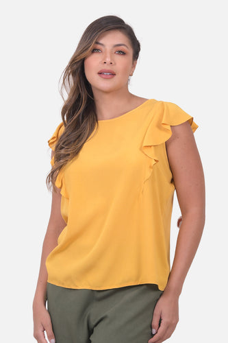 Blusa Veronica Mostaza
