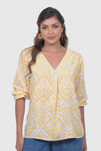 Cargar imagen en el visor de la galería, Blusa Fatima Amarilla
