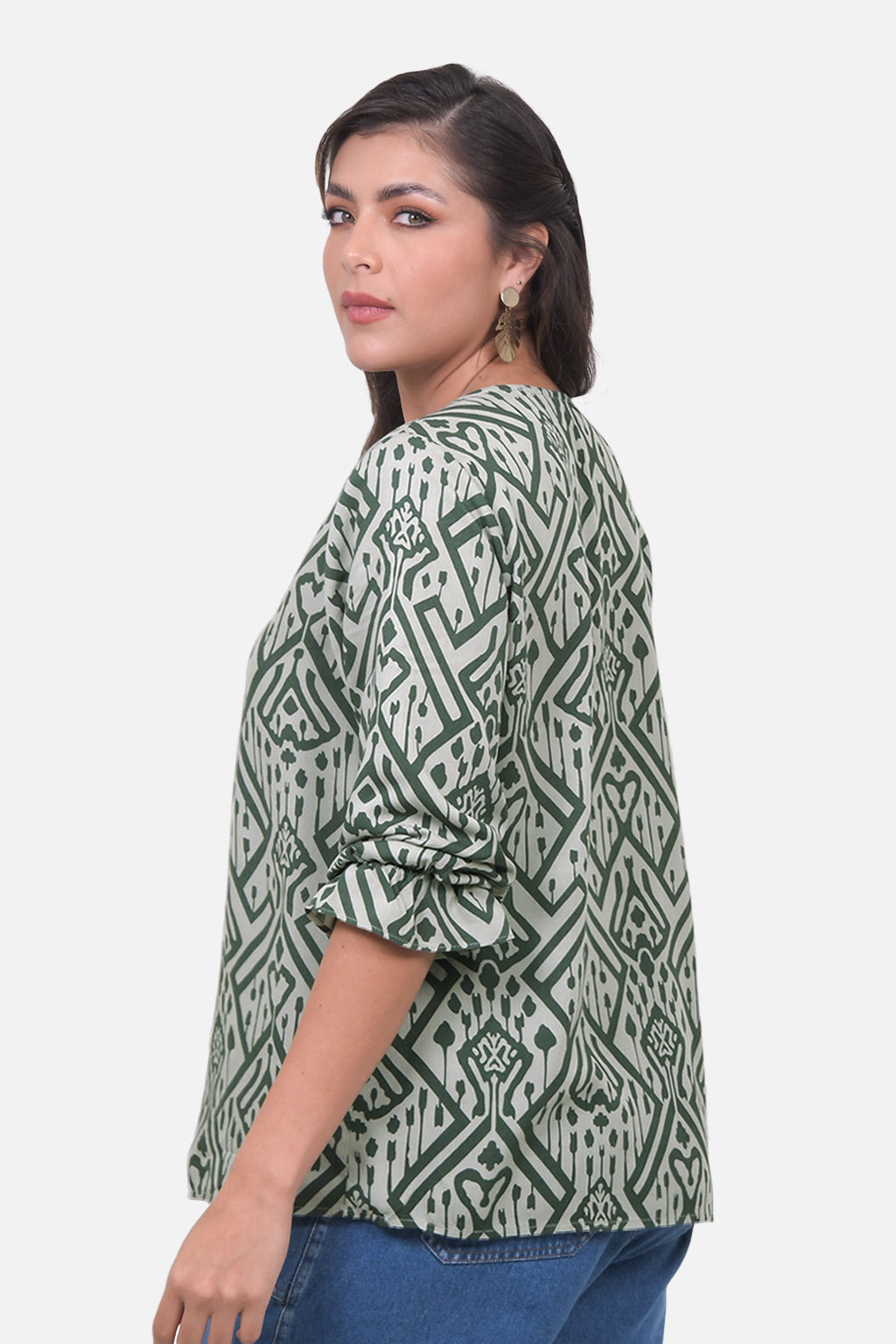Blusa Fatima Verde Militar