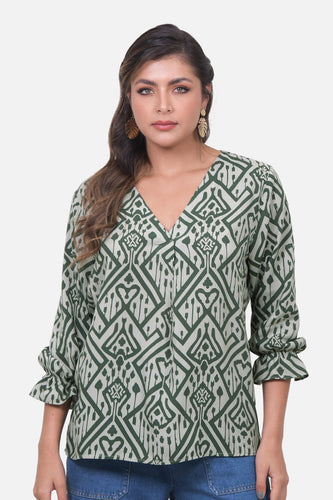 Blusa Fatima Verde Militar