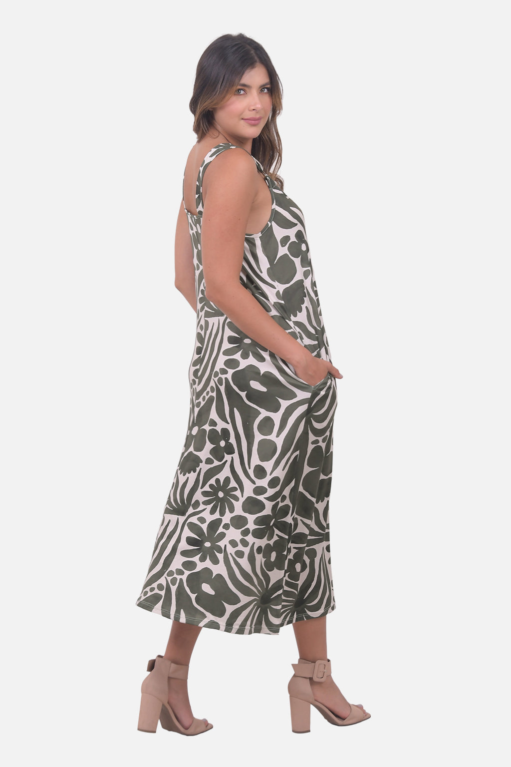 Vestido Madison Verde Militar