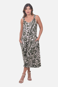 Vestido Madison Verde Militar