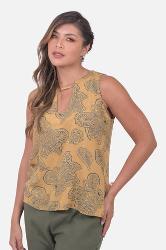 Blusa Clarissa Mostaza