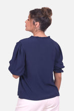 Cargar imagen en el visor de la galería, Blusa Cadiz Azul Navy
