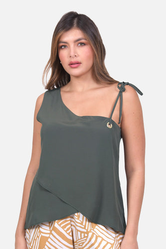 Blusa Perla Verde Militar