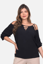 Cargar imagen en el visor de la galería, Blusa Amatista Negra
