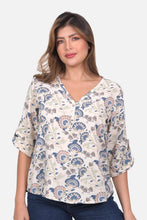 Cargar imagen en el visor de la galería, Blusa Giorgina Beige
