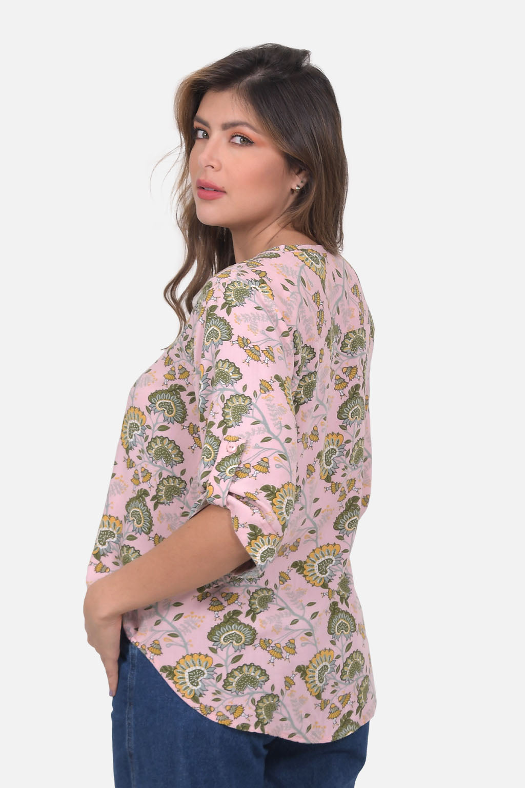 Blusa Giorgina Rosada
