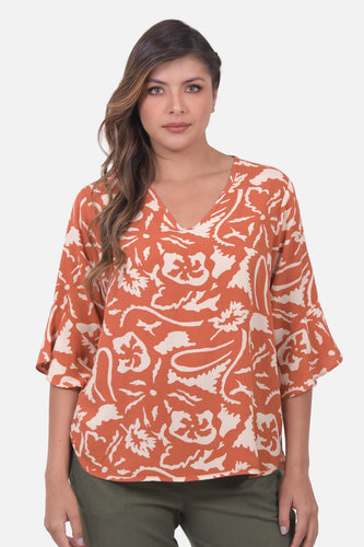 Blusa Lina Terracota