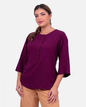 Cargar imagen en el visor de la galería, Blusa Casandra Vino
