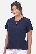 Cargar imagen en el visor de la galería, Blusa Alicante Azul Navy
