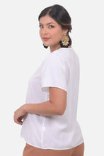 Cargar imagen en el visor de la galería, Blusa Alicante Crudo
