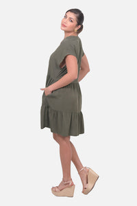Vestido Cannes Verde Militar