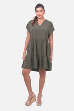 Cargar imagen en el visor de la galería, Vestido Cannes Verde Militar
