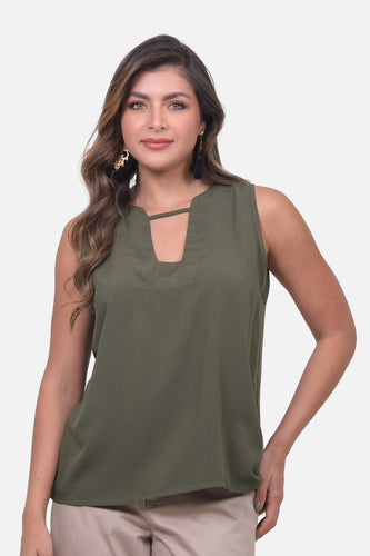 Blusa Carolina Verde Militar