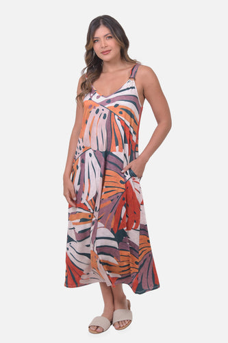 Vestido Magnolia Naranja