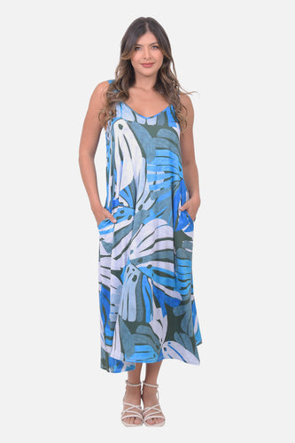 Vestido Magnolia Turqueza