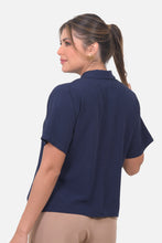 Cargar imagen en el visor de la galería, Blusa Cataleya Azul Navy
