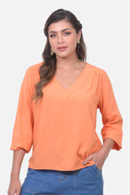 Cargar imagen en el visor de la galería, Blusa Agata Naranja
